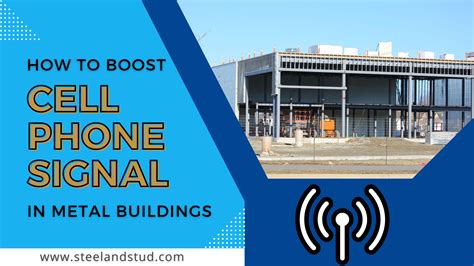 how to boost cell signal inside a metal trailer house|metal building antenna signal booster.